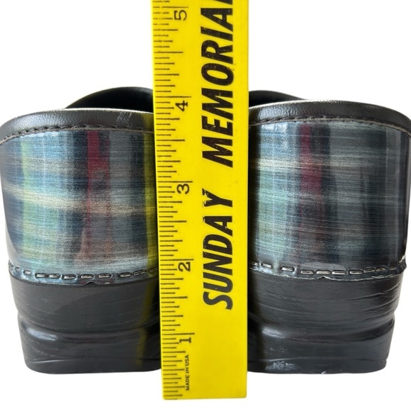 Dansko Professional Clog Nursing Shoe Muli-Color Patent Leather Size 37 6.5 /  7 - Picture 3 of 14